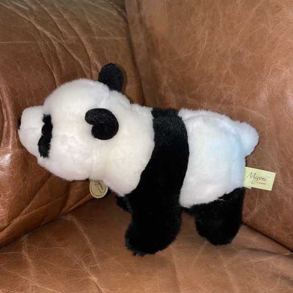 NWOT Miyoni by Aurora 7 Inch Standing Panda Bear Stuffed Animal - Picture 2 of 11